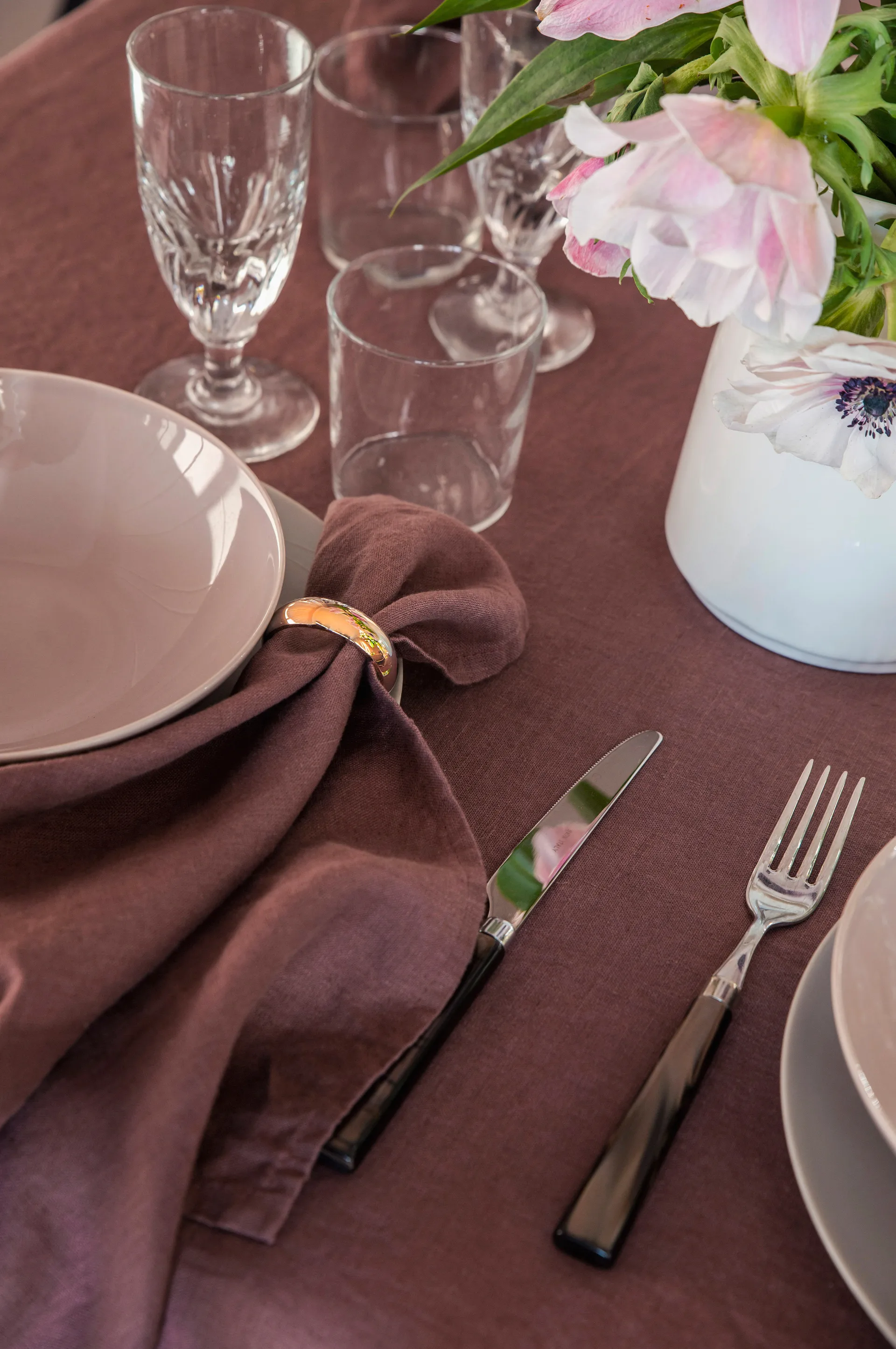 Monaco ナプキンリング Ø4 cm 4個セット, Brass Himla | ヒムラ