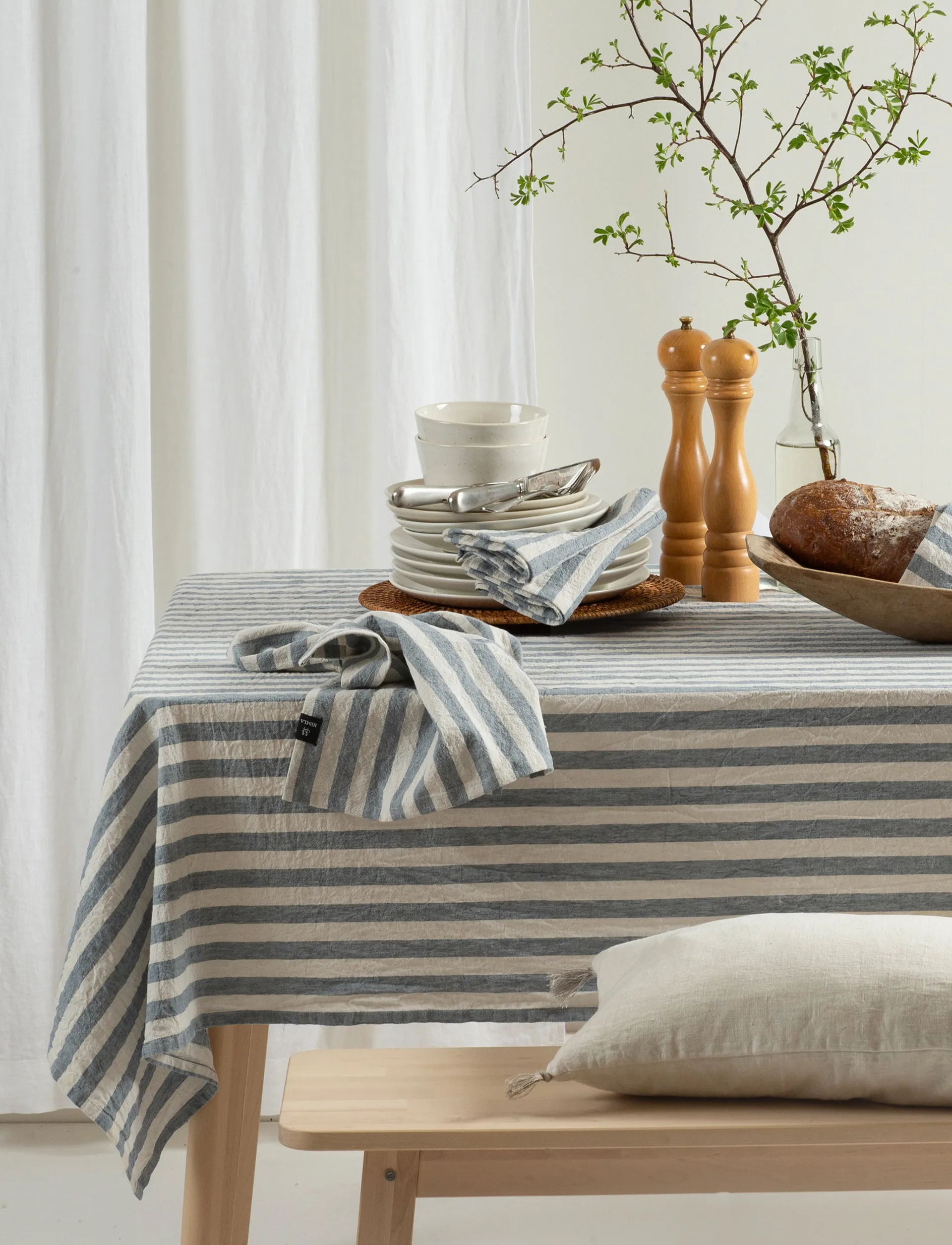 Riviera ファブリックナプキン 45x45 cm 4パック, Azure Himla | ヒムラ