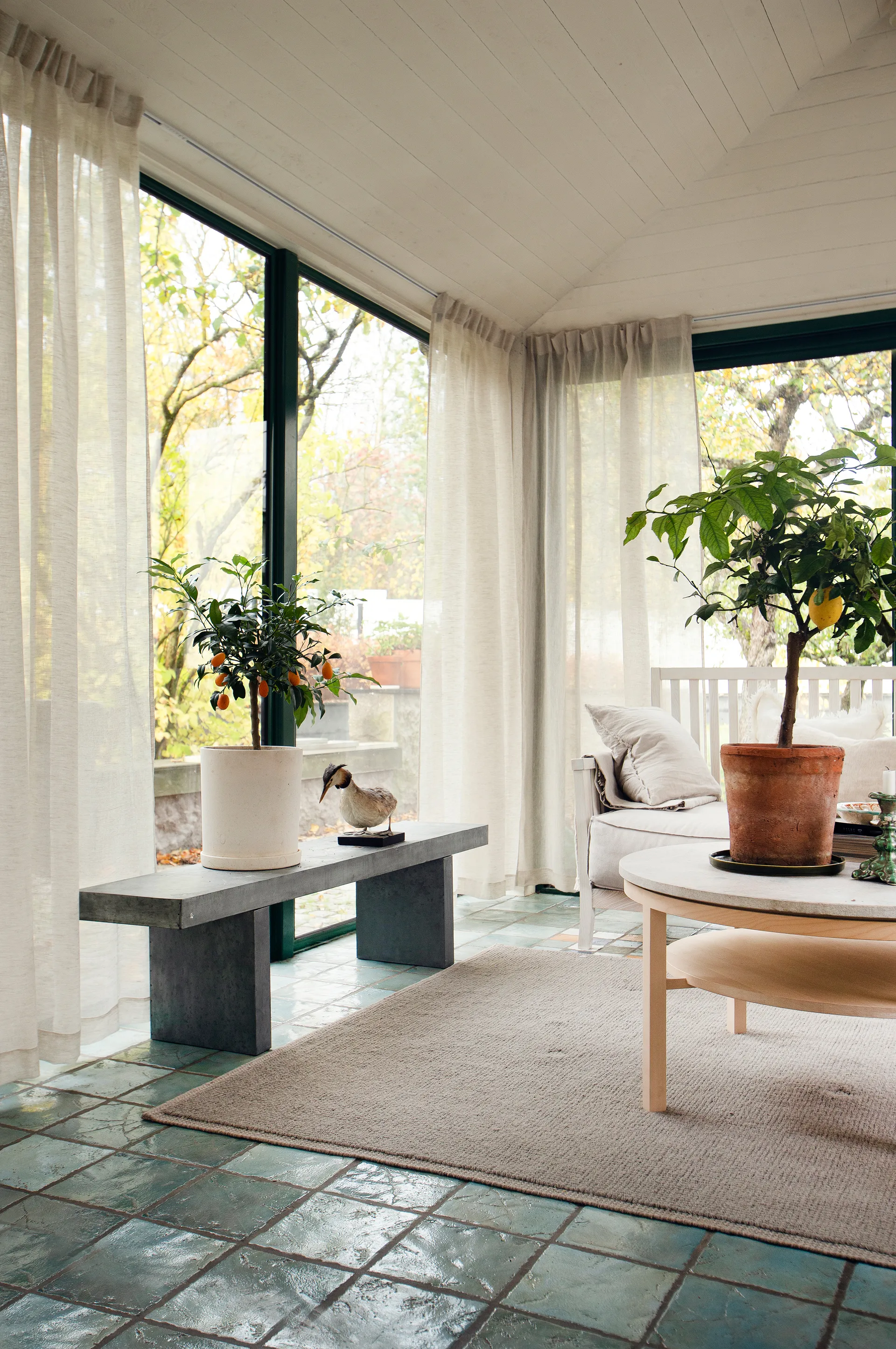 Skylight カーテン ストリップ付き 140x290 cm, Oatmeal Himla | ヒムラ