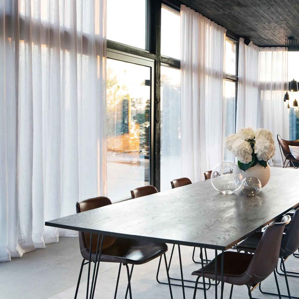 Sunshine カーテン & タイ 140x290 cm, Ash (grey) Himla | ヒムラ