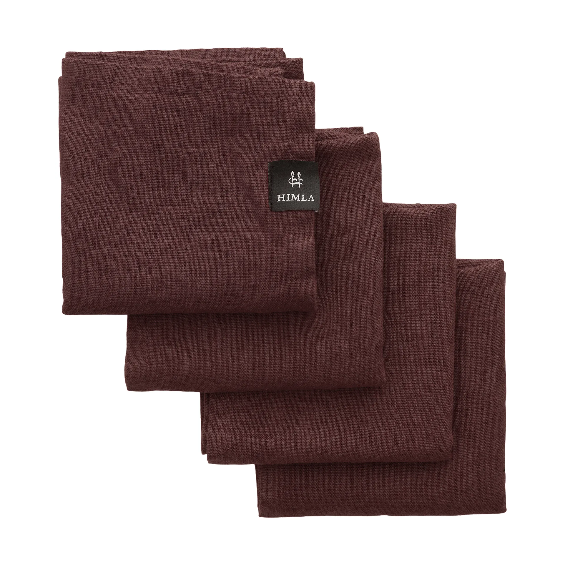 Sunshine ナプキン 4パック, Burgundy (red) Himla | ヒムラ