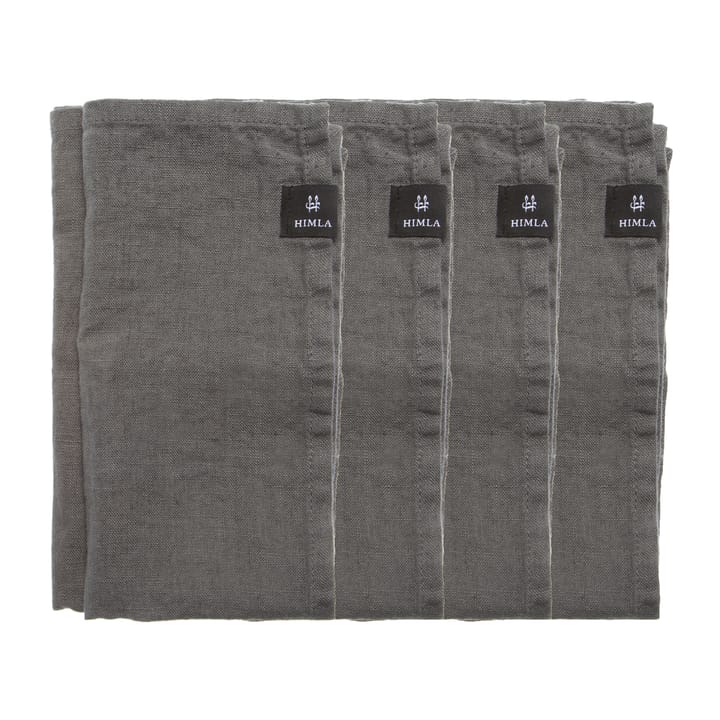 Sunshine ナプキン 4枚セッ�ト - Charcoal (dark grey) - Himla | ヒムラ