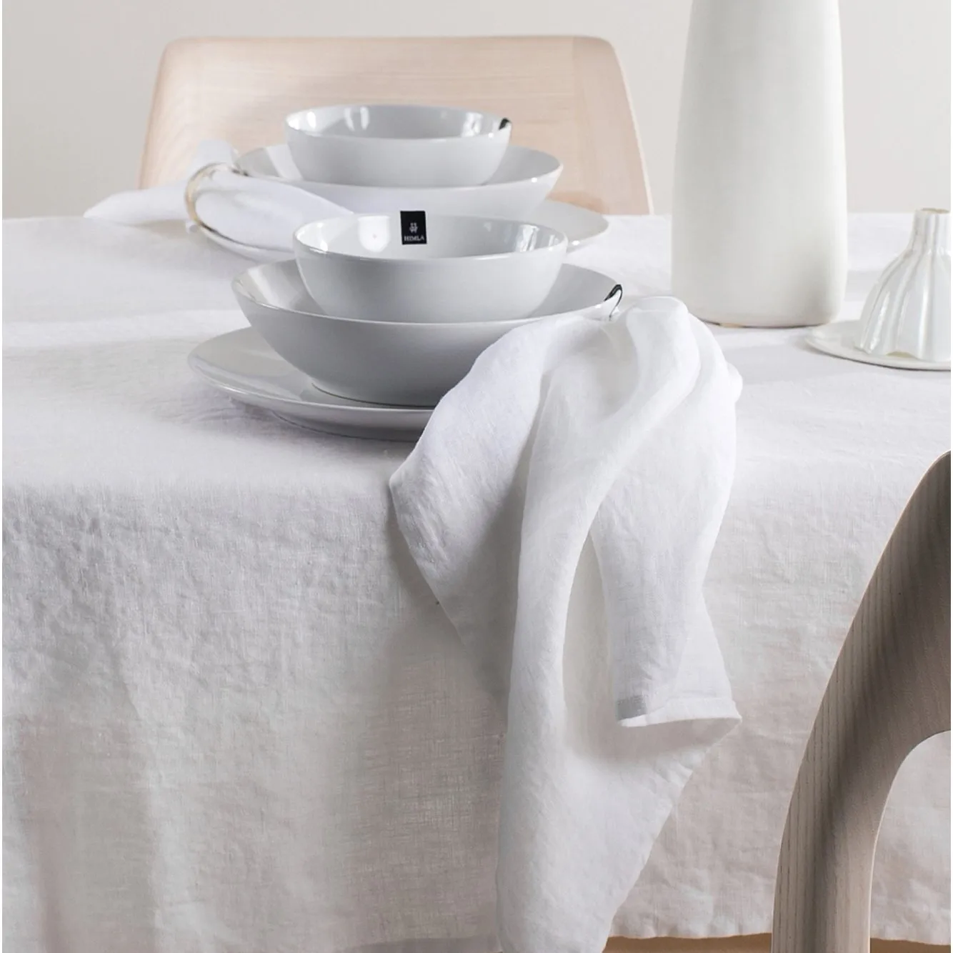 Sunshine ナプキン 4枚セット, white Himla | ヒムラ