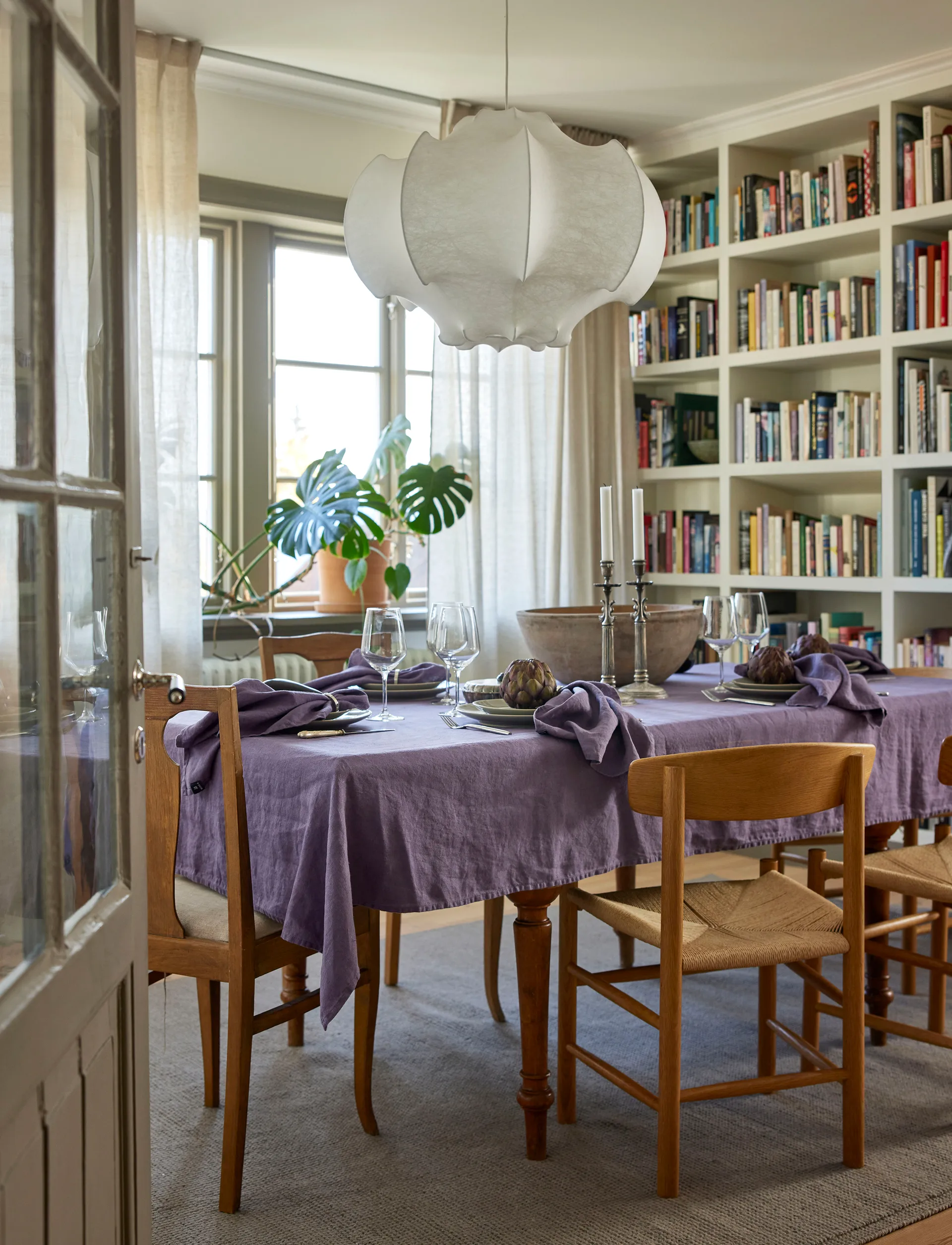 Sunshine テーブルクロス, Lavender, 145x330 cm Himla | ヒムラ