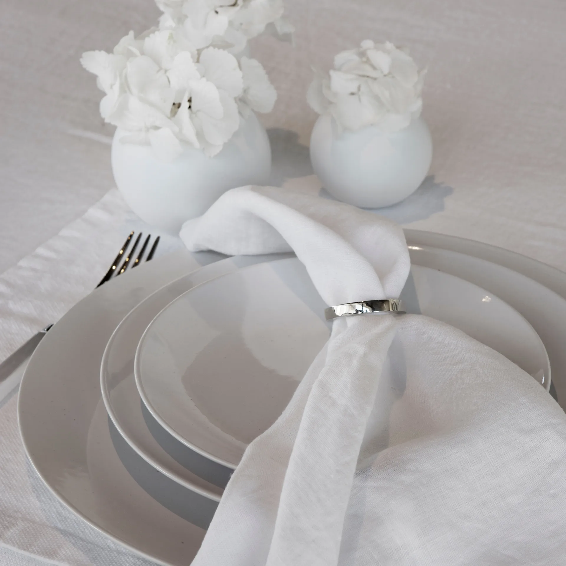 Vasa ナプキンリング 4パック, silver Himla | ヒムラ