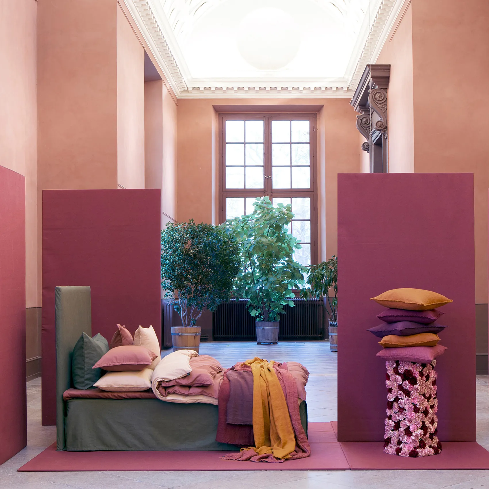 Weoaknight ベッドスカート 90x220x42 cm, Charcoal Himla | ヒムラ