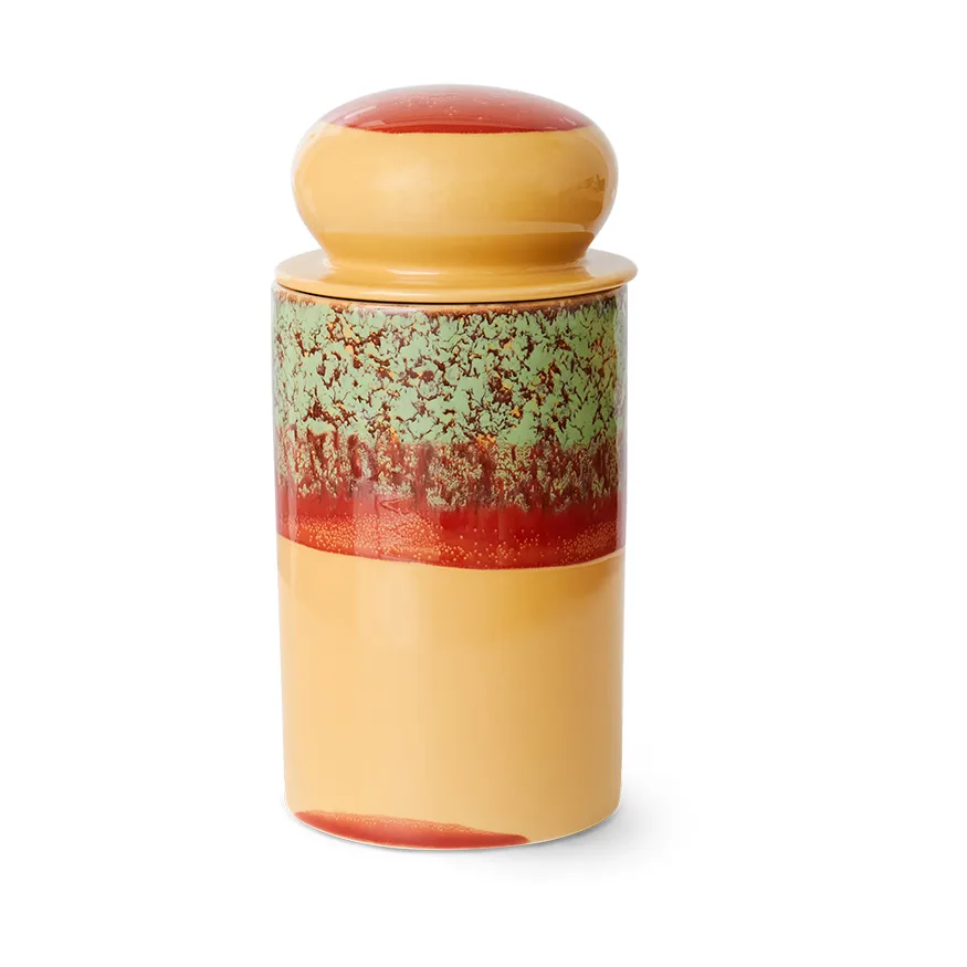 70s セラミック 収納ジャー Ø11x22.5 cm, Cove HKliving | エイチケーリビング