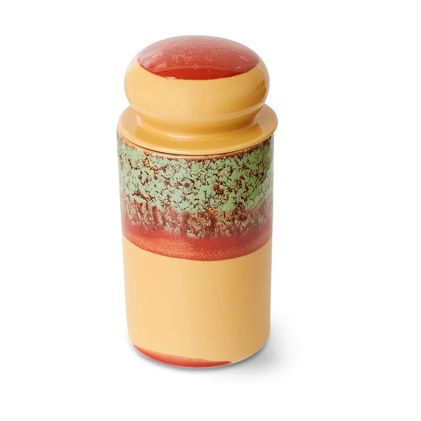 70s セラミック 収納ジャー Ø11x22.5 cm, Cove HKliving | エイチケーリビング