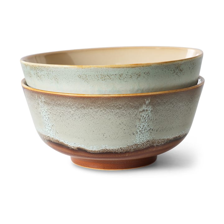 70's ラーメンボウル Ø19 cm 2個 - Edge - HKliving | エイチケーリビング