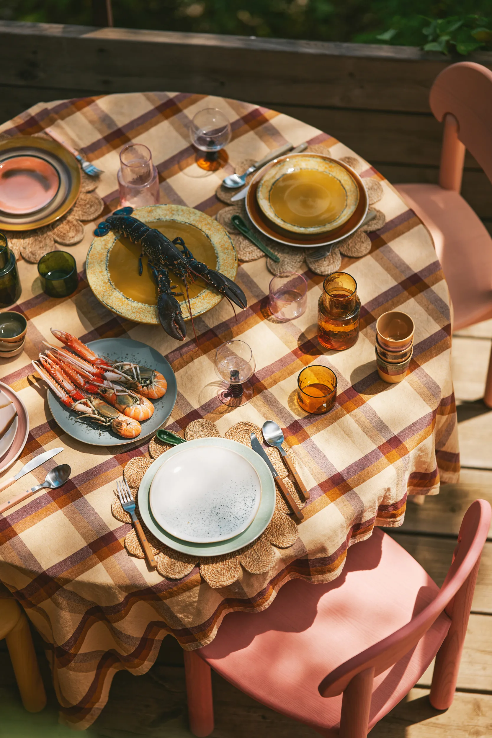 70's プレート Ø27,5 cm 2個セット, Palms HKliving | エイチケーリビング