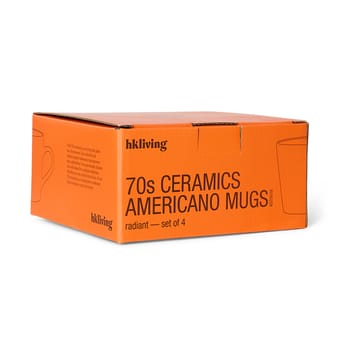 70's セラミック アメリカーノカップ 4本 26 cl - Radiant - HKliving | エイチケーリビング