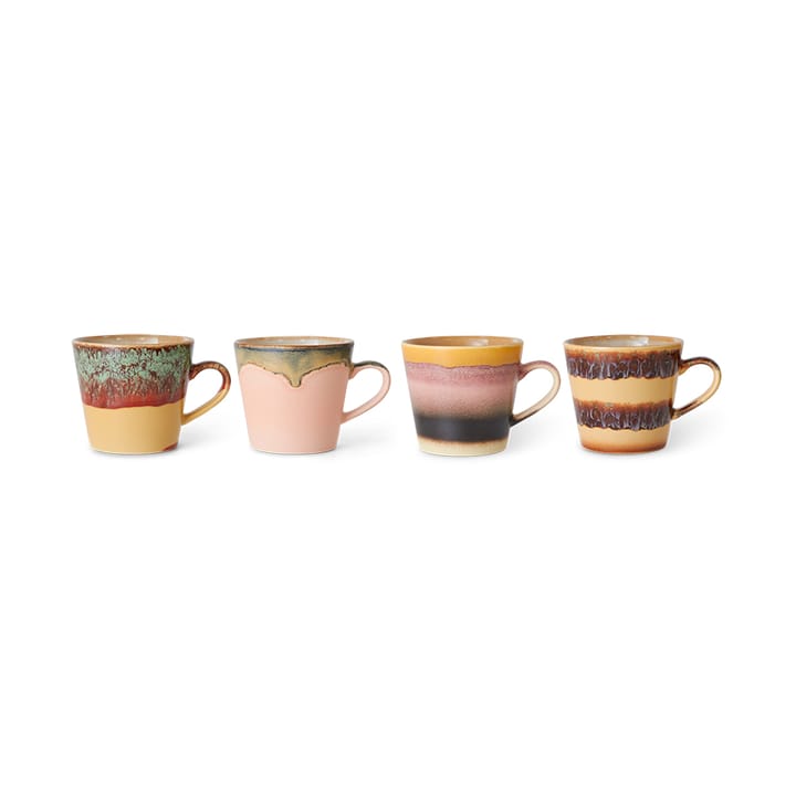 70's カプチーノマグ 4個セット, Vista HKliving | エイチケーリビング