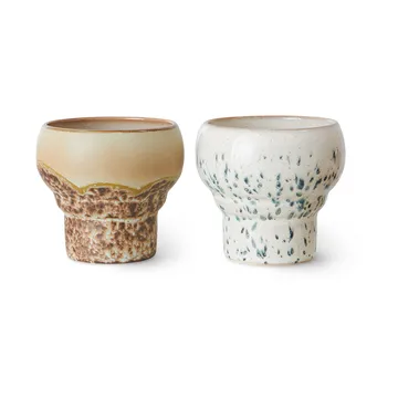 70's Lungo マグ 24 cl 2個セット - Coral - HKliving | エイチケーリビング