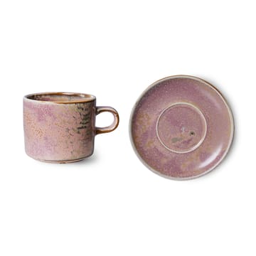 Home Chef カップ ソーサー付き 22 cl - Rustic pink - HKliving | エイチケーリビング
