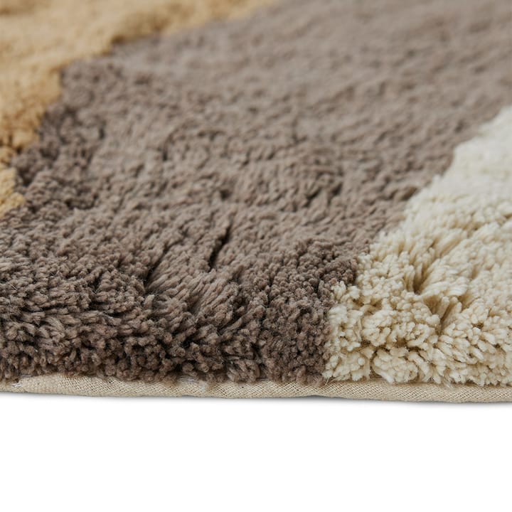 Natural Waves バスルームマット Ø120 cm, Natural multicolours HKliving | エイチケーリビング