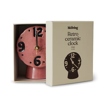 Retro セラミッククロック 16.2 cm - Pink - HKliving | エイチケーリビング