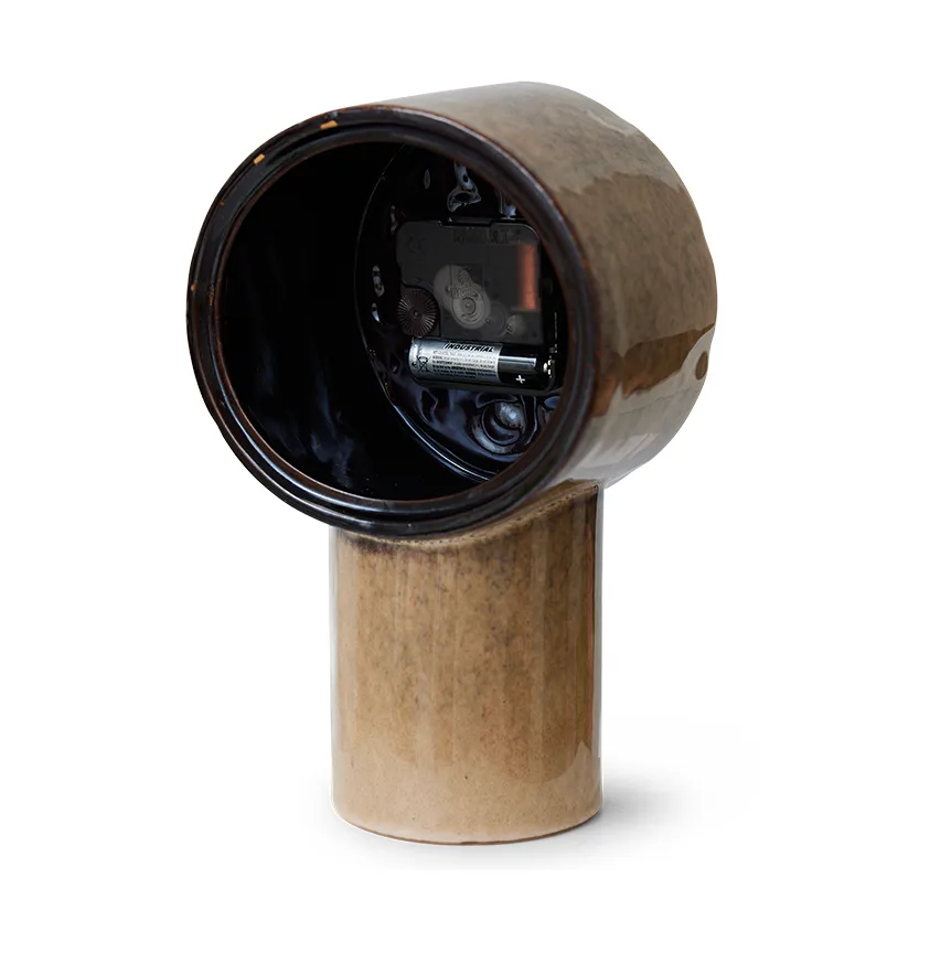 Retro セラミッククロック 23.5 cm, Cream HKliving | エイチケーリビング