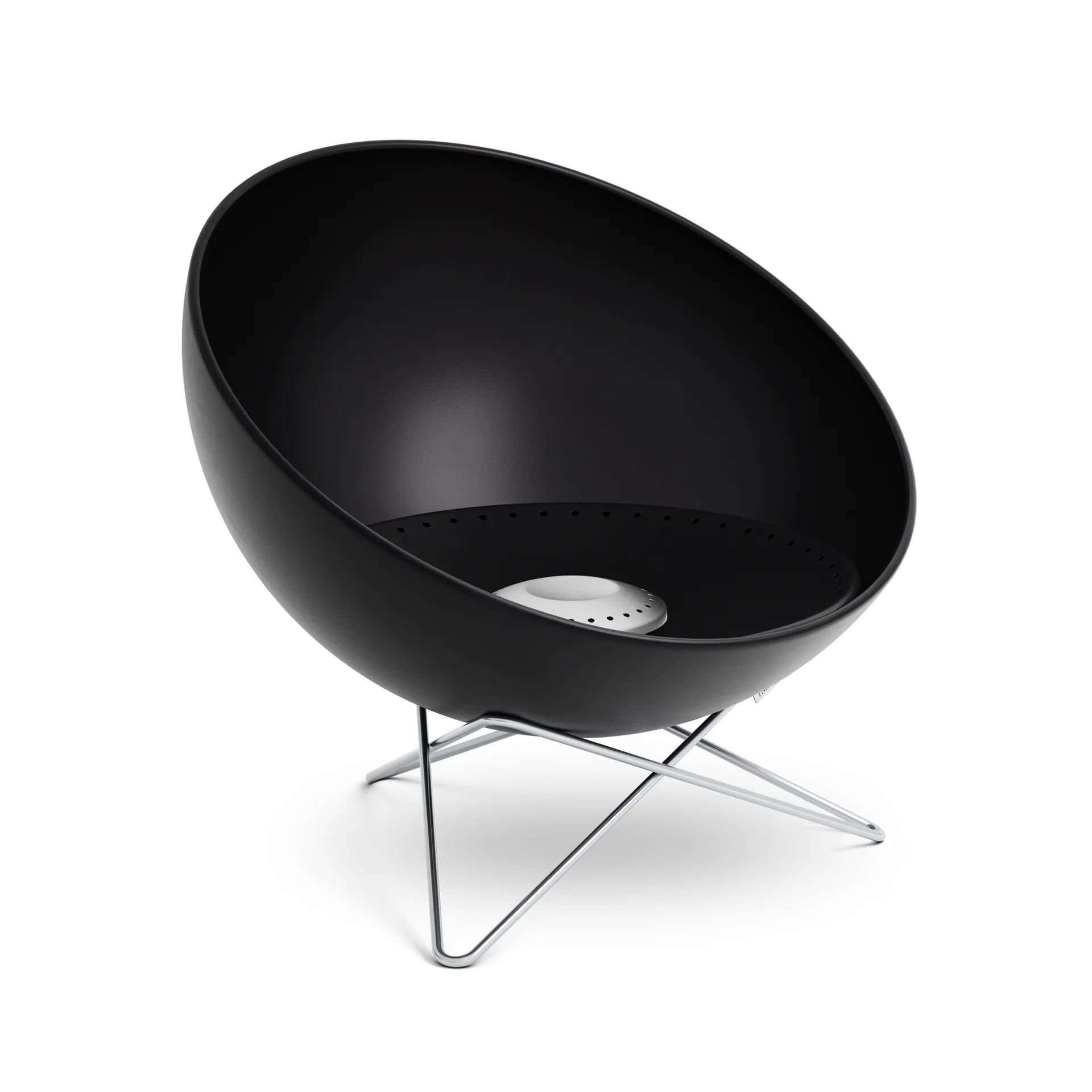 BOWL 57 ファイヤーピット 本体, Black-silver, star base Höfats