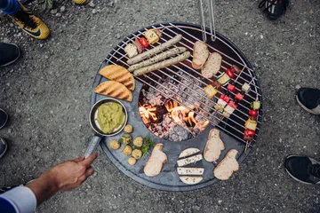 BOWL 57 ファイヤーピット 本体 - Black-silver, star base - Höfats