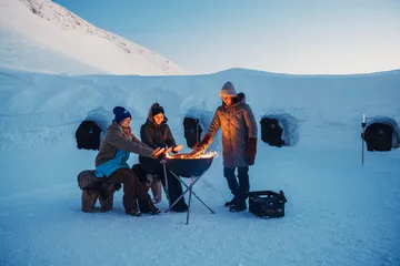 BOWL 57 ファイヤーピット 本体 - Black-silver, tripod stand - Höfats