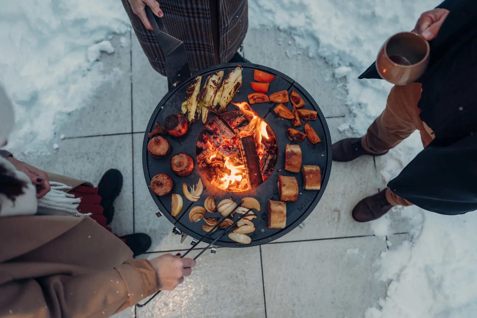 BOWL 57 ファイヤーピット用 プランチャグリドル, Black Höfats
