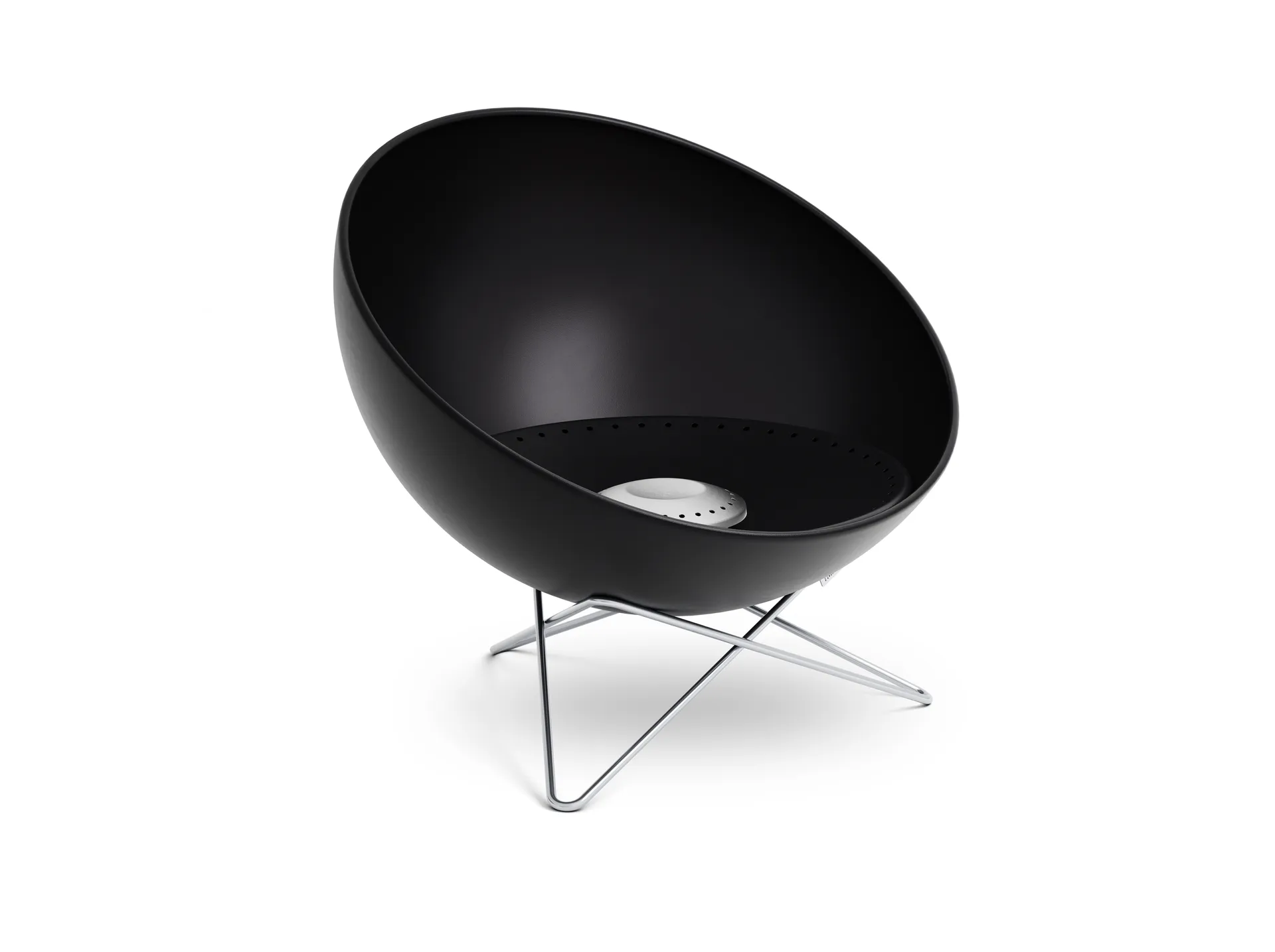 BOWL 70 ファイヤーピット 本体, Black-silver, star base Höfats