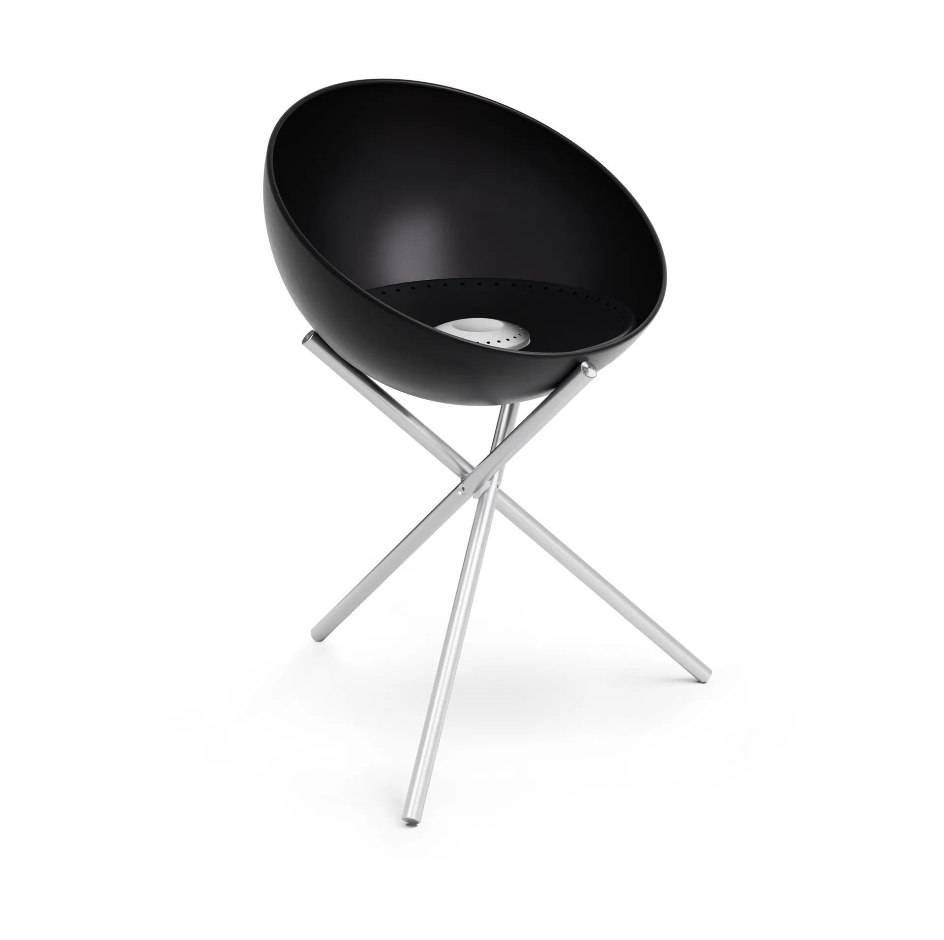 BOWL 70 ファイヤーピット 本体, Black-silver, tripod stand Höfats