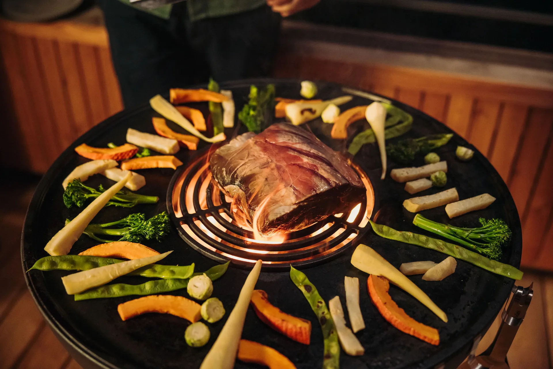 BOWL 70 ファイヤーピット用  グリルシェルフ, Black Höfats