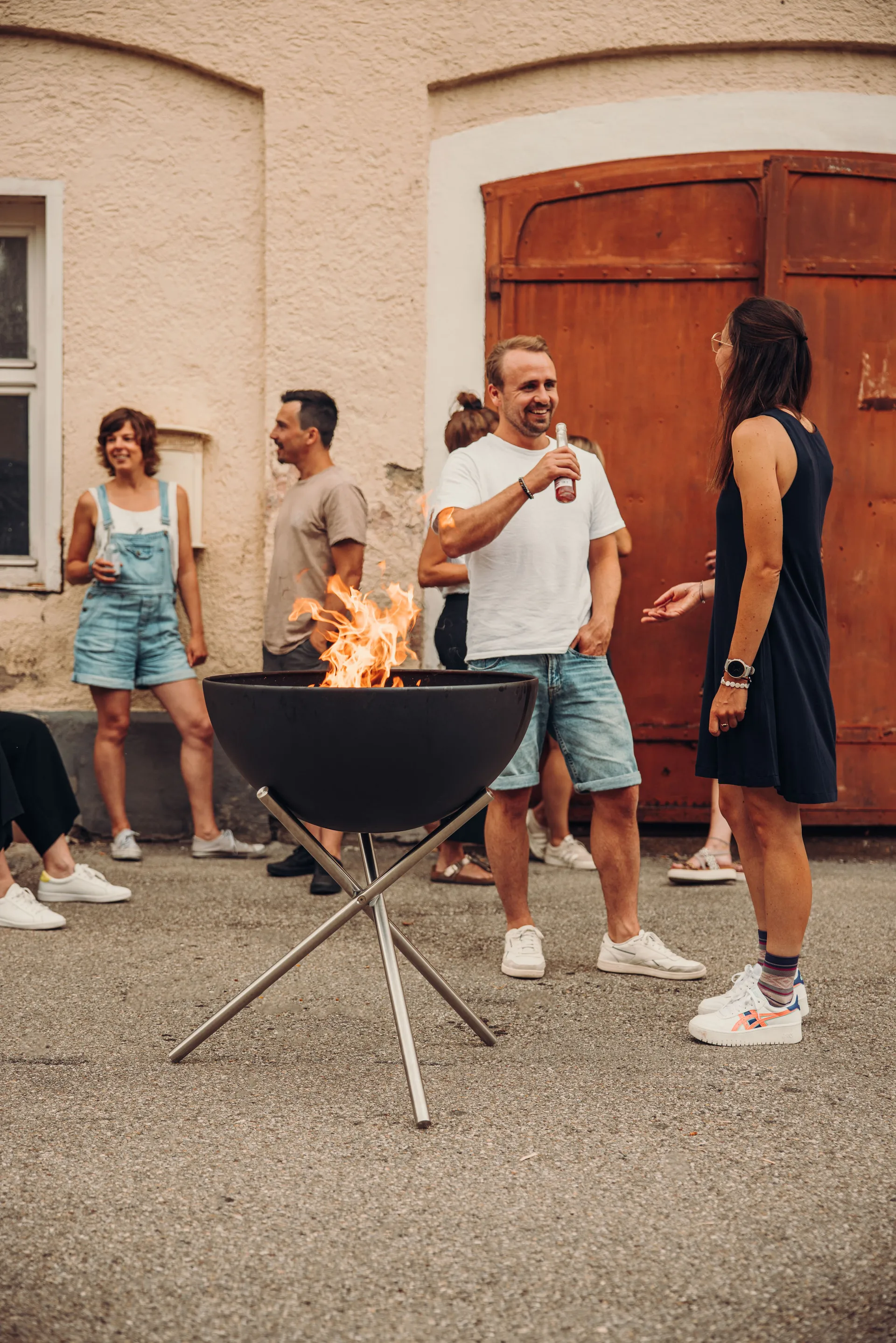 BOWL 70 ファイヤーピット用 トライアングルスタンド, Silver Höfats