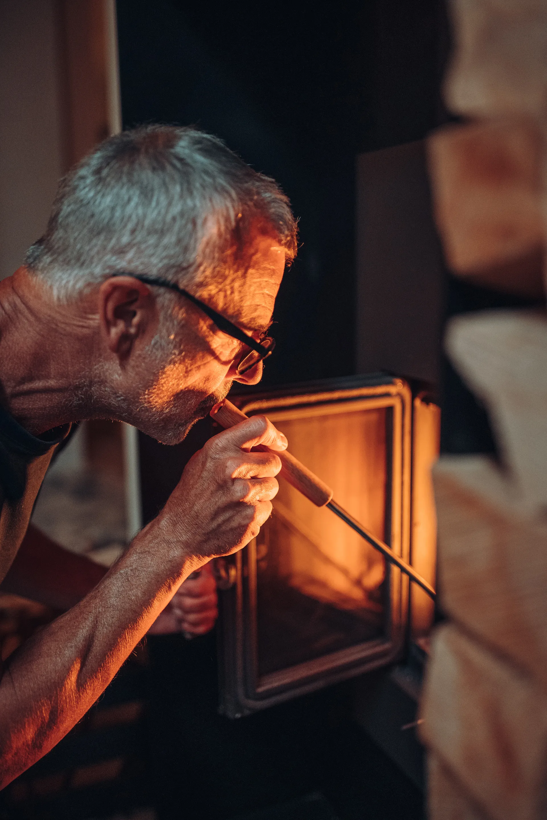 Höfats ファイヤーツールセット, Stainless steel box, 3 pieces Höfats