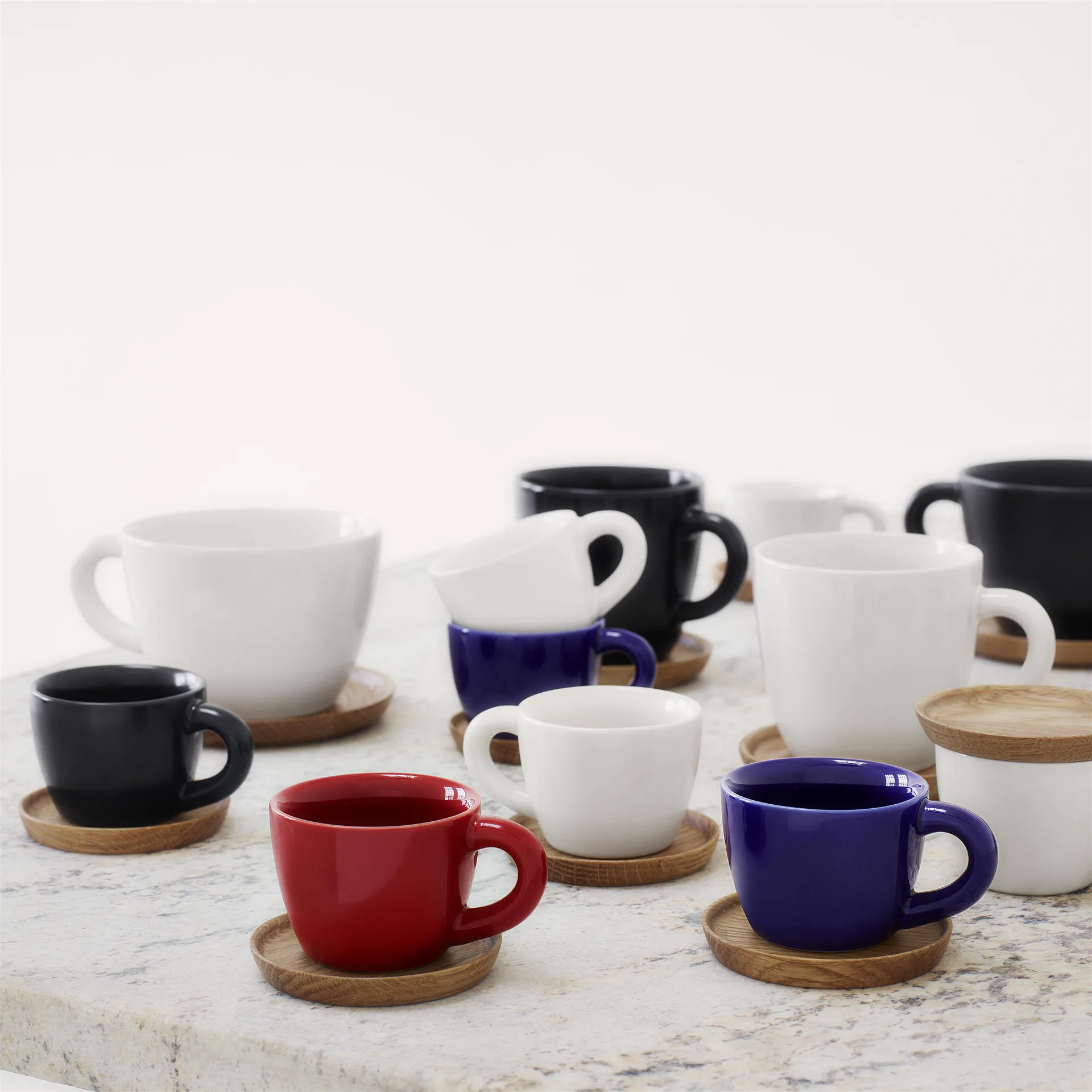 Höganäs エスプレッソカップ, shiny white Höganäs Keramik | ホガナス ケラミック