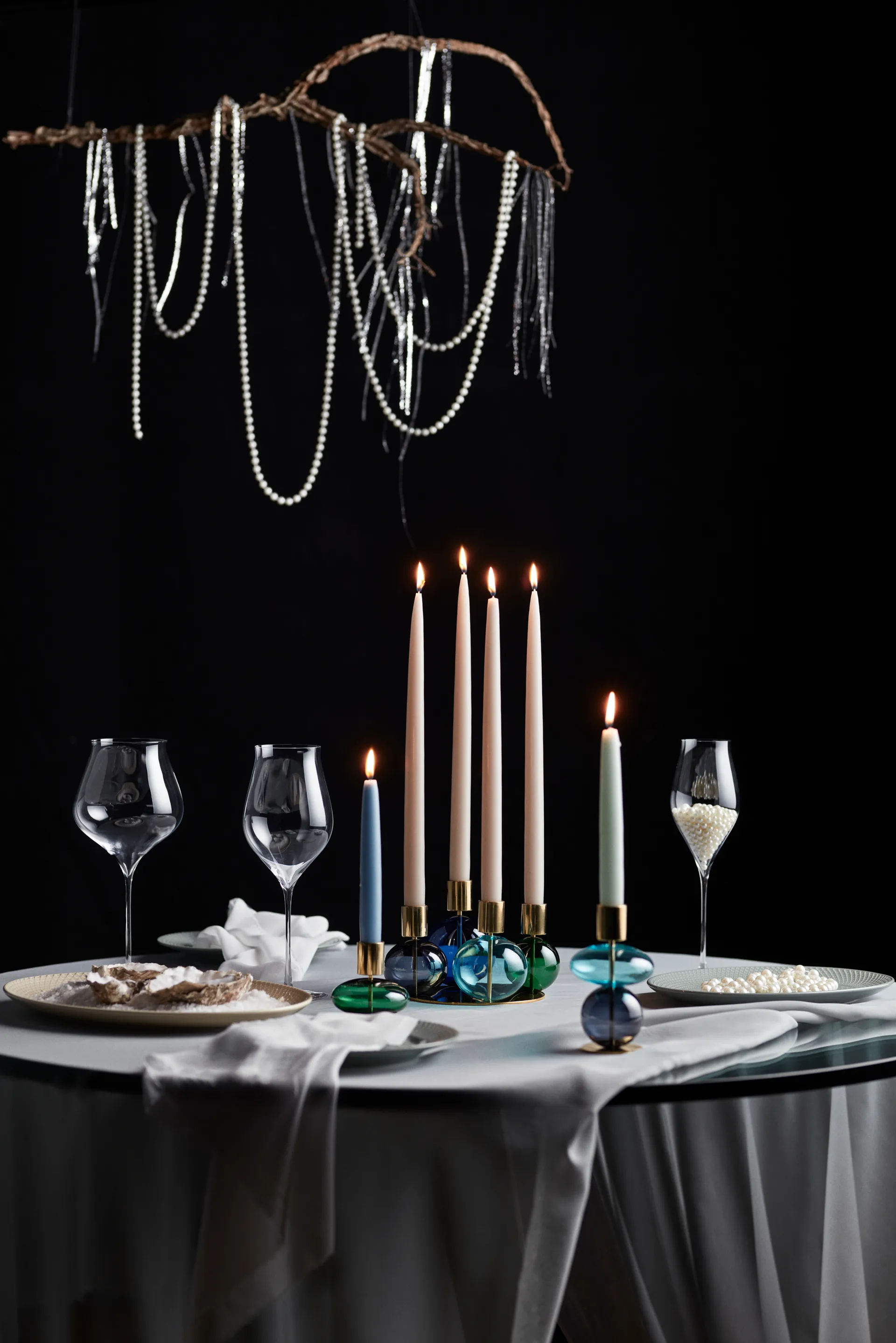 Bubble キャンドルホルダー 8 cm, Green Holmegaard | ホルムガード