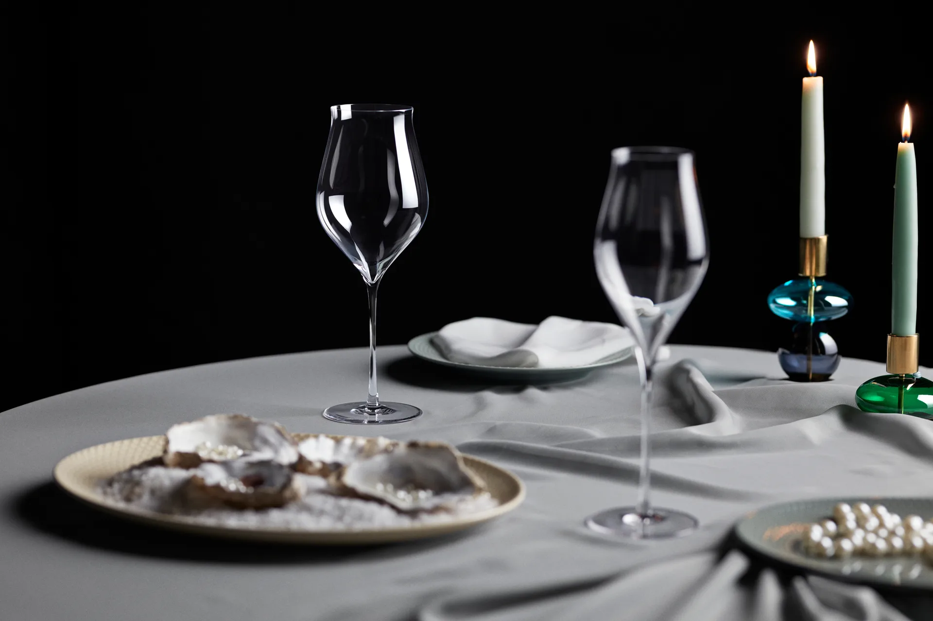 Bubble キャンドルホルダー 8 cm, Green Holmegaard | ホルムガード