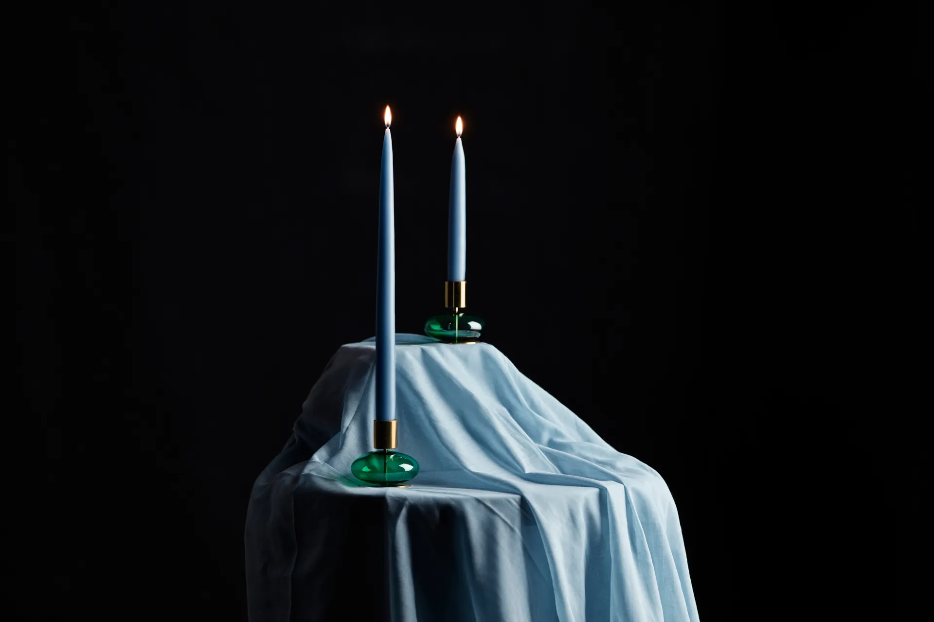 Bubble キャンドルホルダー 8 cm, Green Holmegaard | ホルムガード