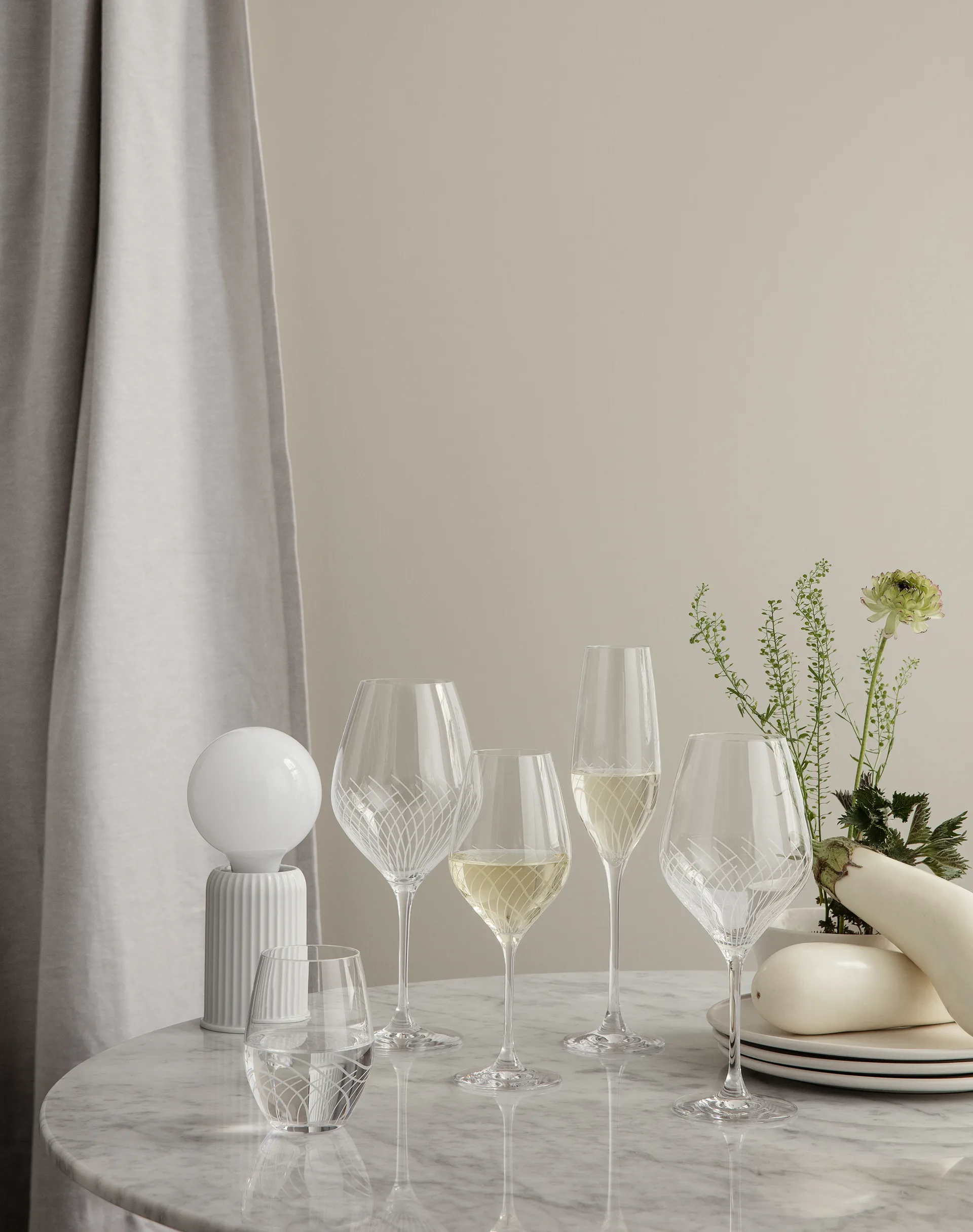 Cabernet Lines バーガンディーグラス 36 cl 2-pack, Clear Holmegaard | ホルムガード