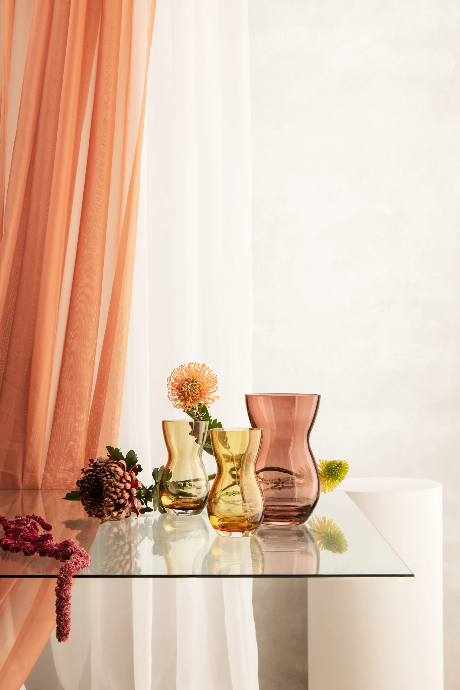 Calabas 花瓶 21 cm, Burgundy Holmegaard | ホルムガード