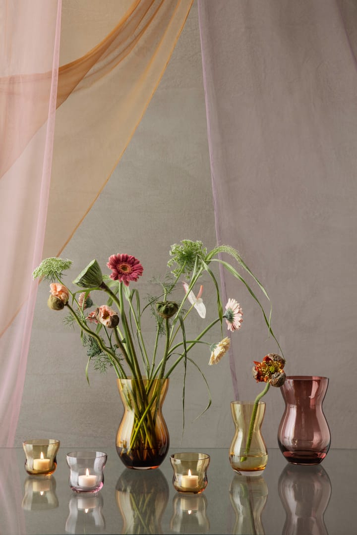 Calabas 花瓶 21 cm - Duo burgundy-amber - Holmegaard | ホルムガード