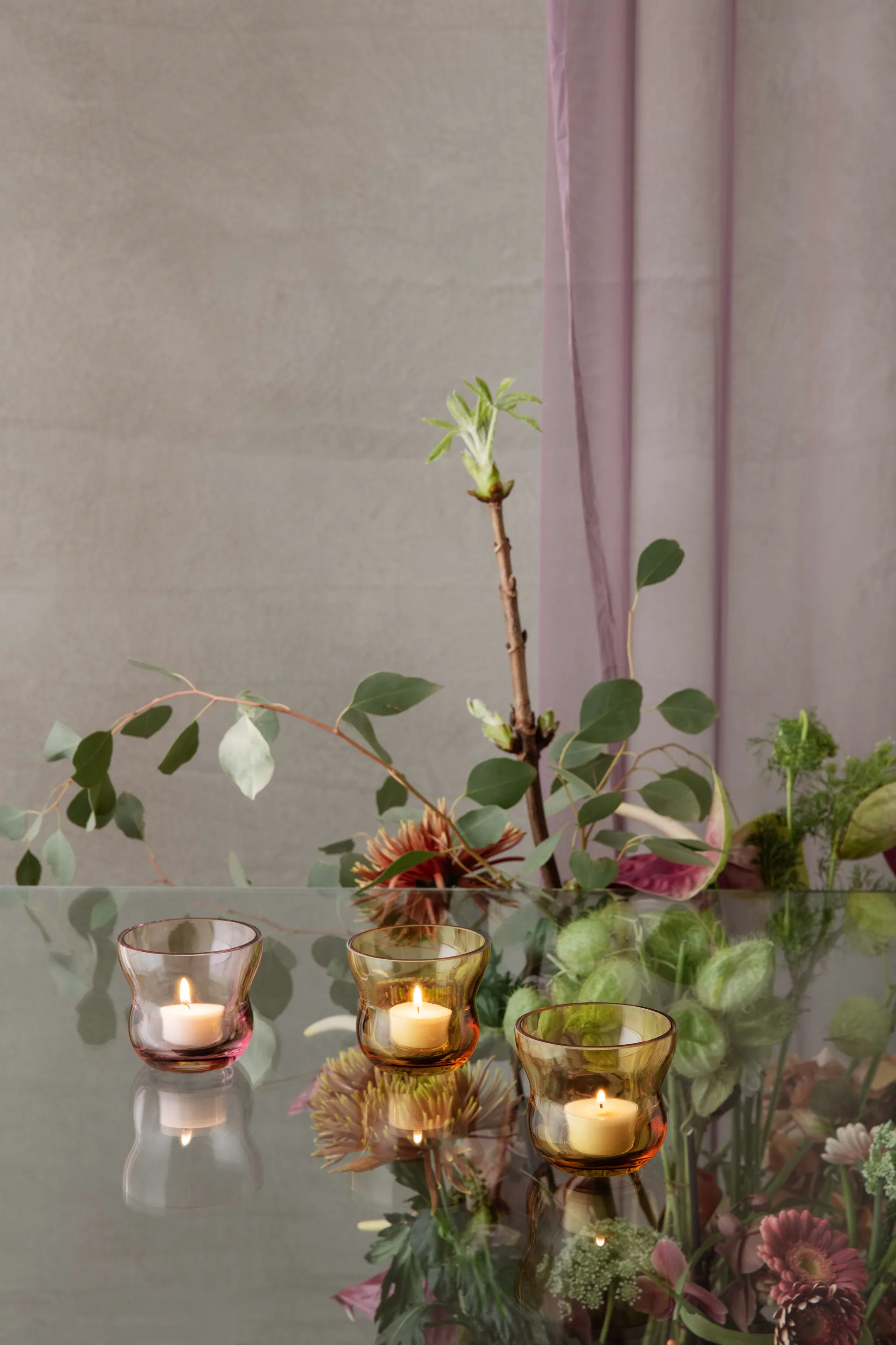 Calabas ランタン 7.5 cm, Amber Holmegaard | ホルムガード