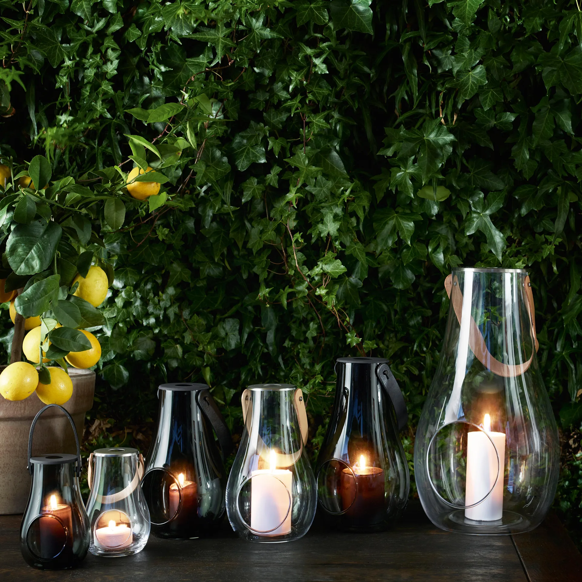 Design with Light キャンドル ホルダー スモーク, 29 cm Holmegaard | ホルムガード