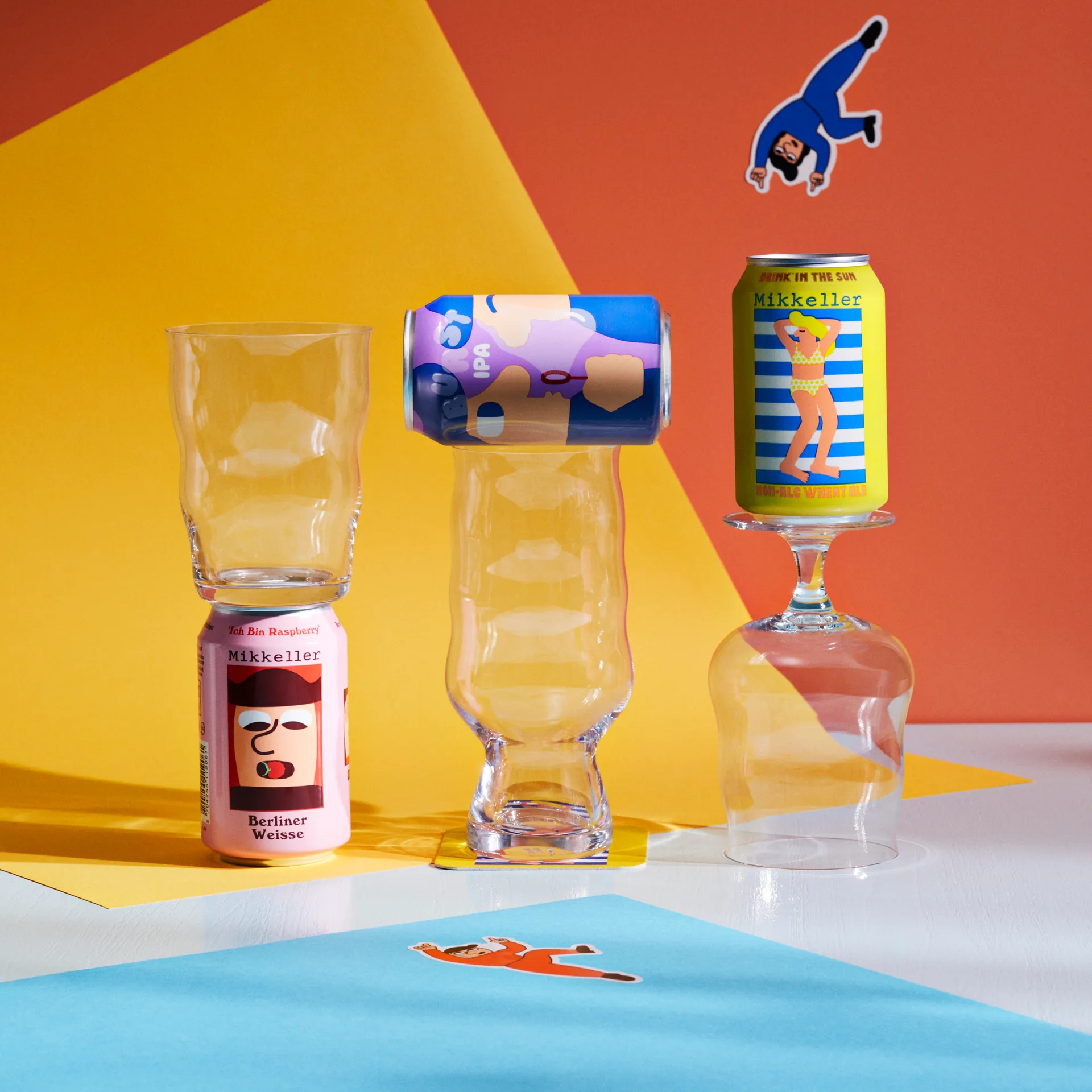 Mikkeller ユニバーサル ビールグラス 2本, 40 cl Holmegaard | ホルムガード