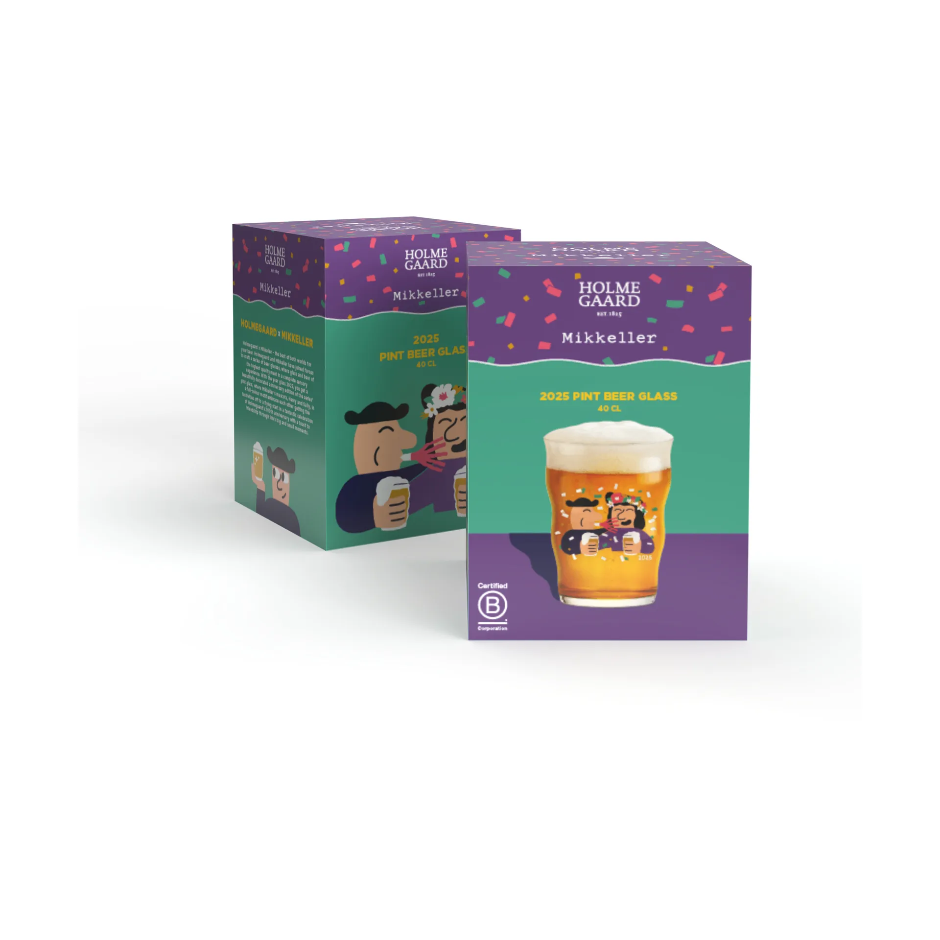 Mikkeller パイントビールグラス 40 cl, 2025 Holmegaard | ホルムガード