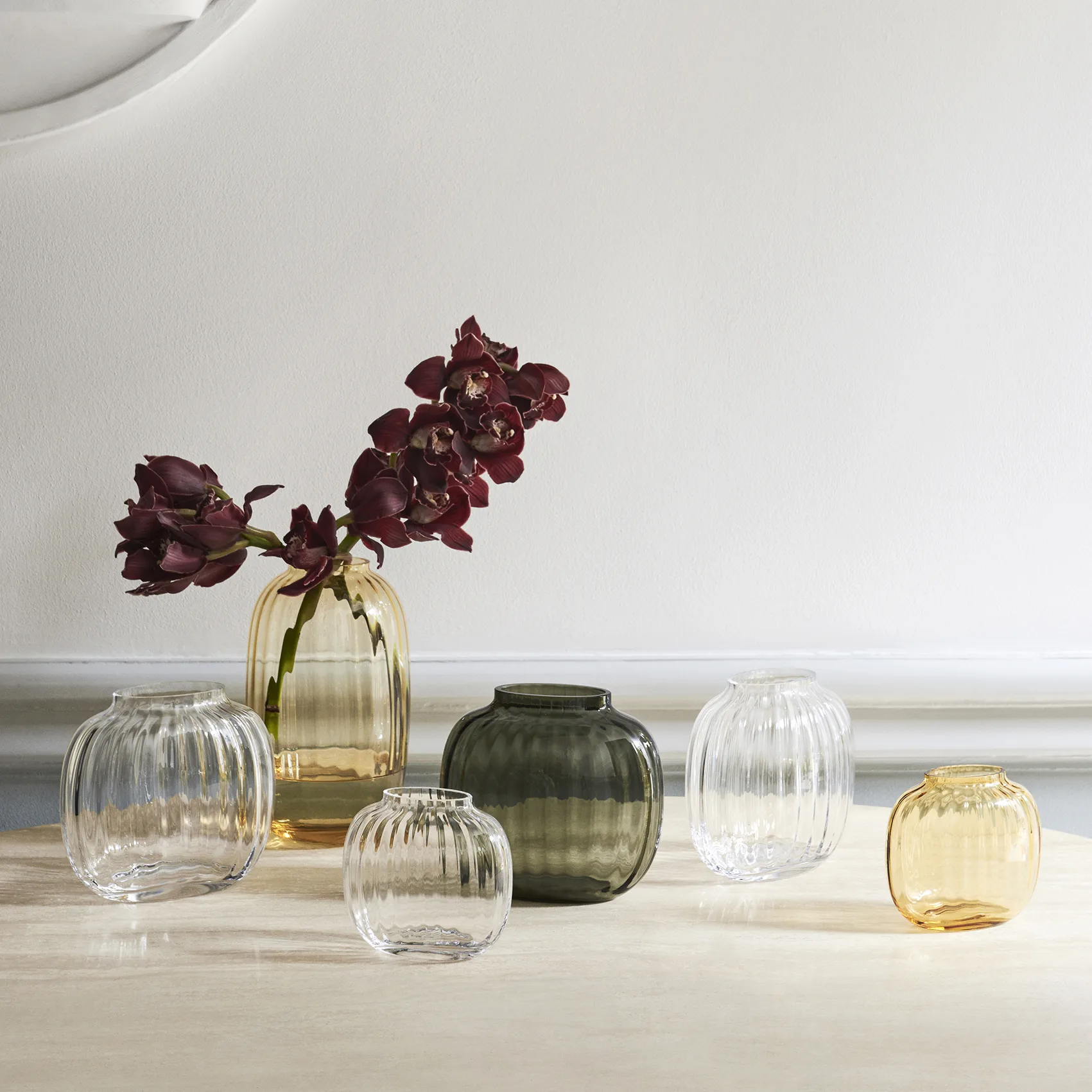 Primula 花瓶 oval 17.5 cm, Clear Holmegaard | ホルムガード