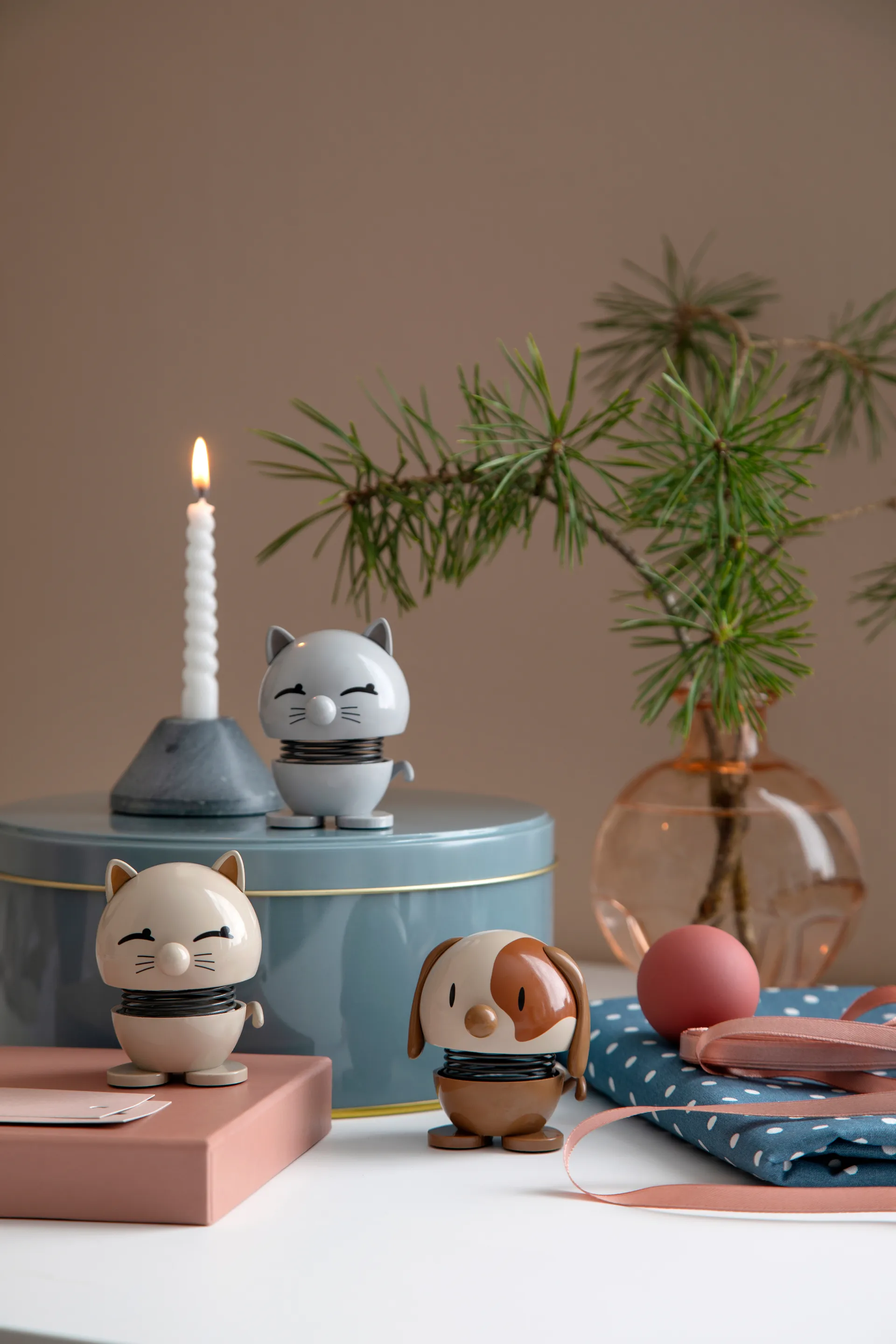 Hoptimist Cat フィギュア 7.3 cm, Light grey Hoptimist | ホプティミスト