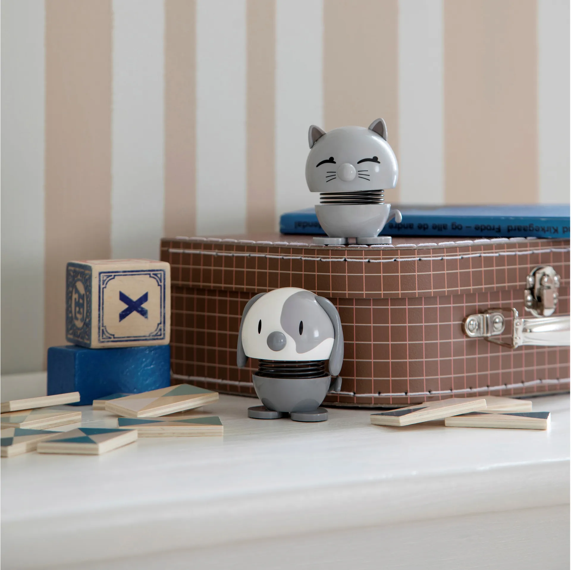 Hoptimist Cat フィギュア 7.3 cm, Light grey Hoptimist | ホプティミスト