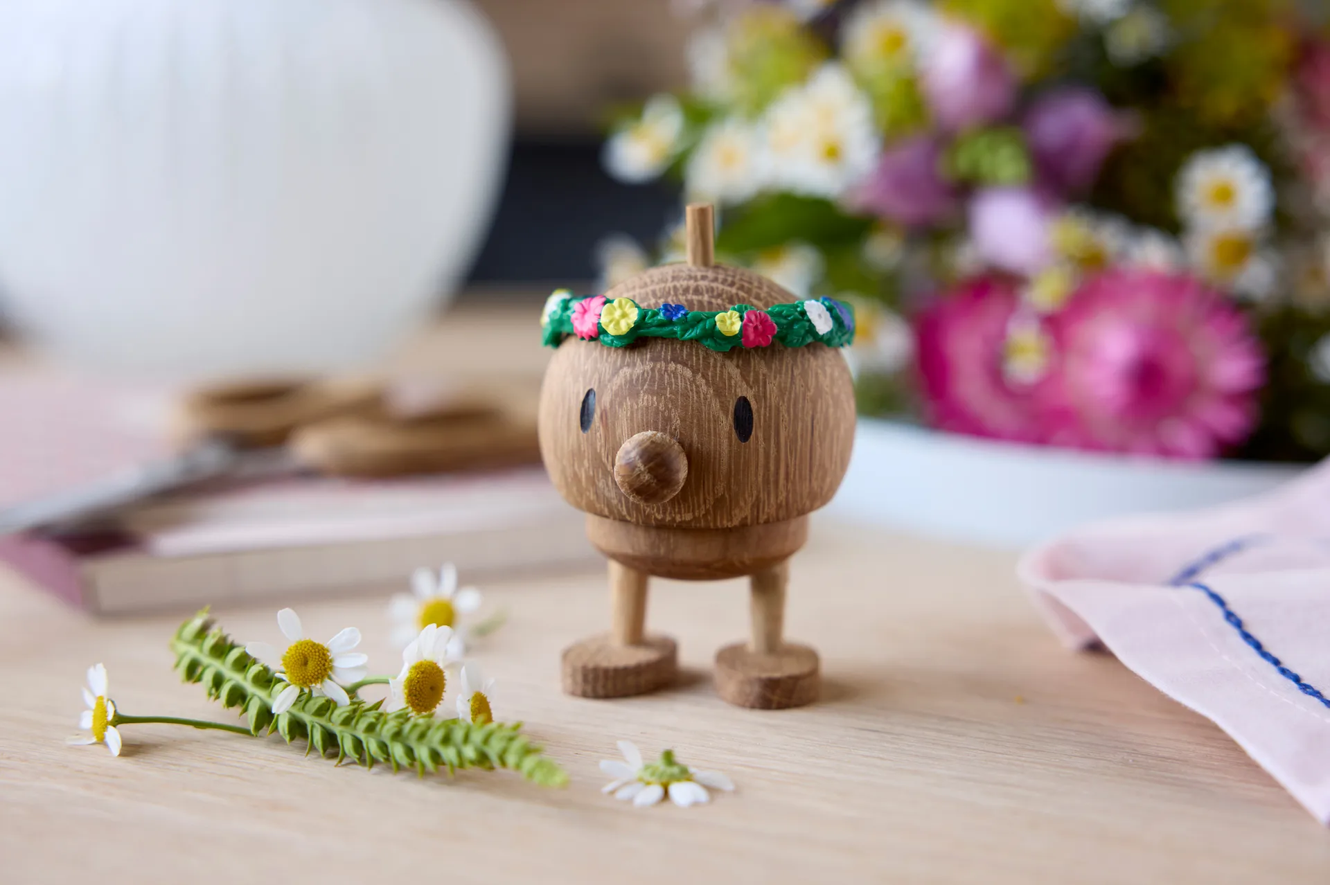 Hoptimist Flower Bumble フィギュリン S, Oak Hoptimist | ホプティミスト