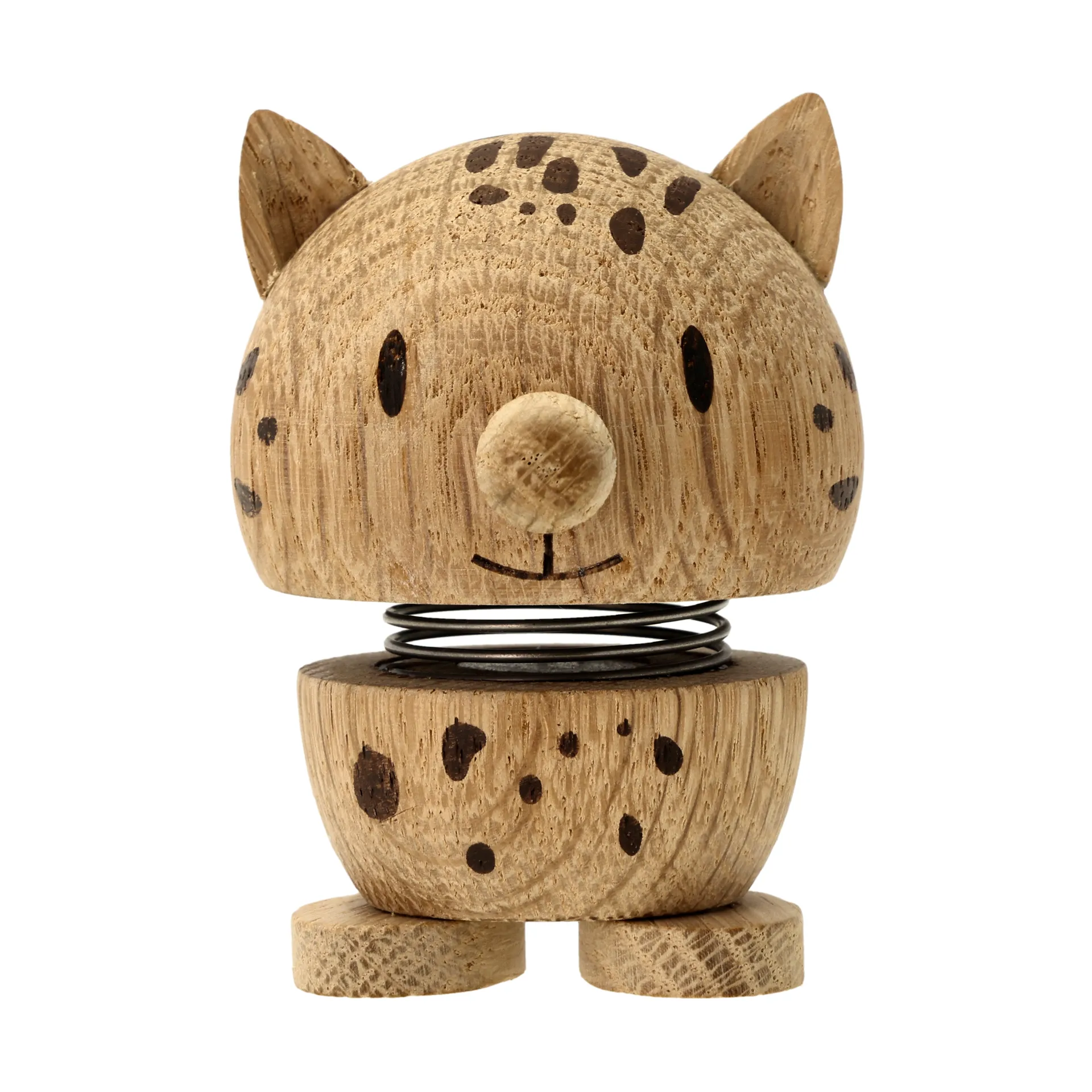 Hoptimist フィギュア S, Leopard, Oak Hoptimist | ホプティミスト