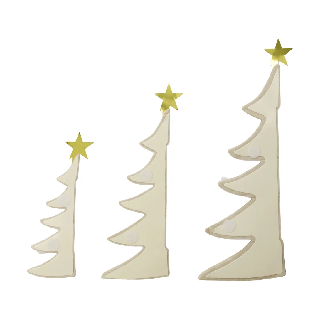 ツリー デコレーション トウヒ 3ピース, Ivory House Doctor | ハウスドクター