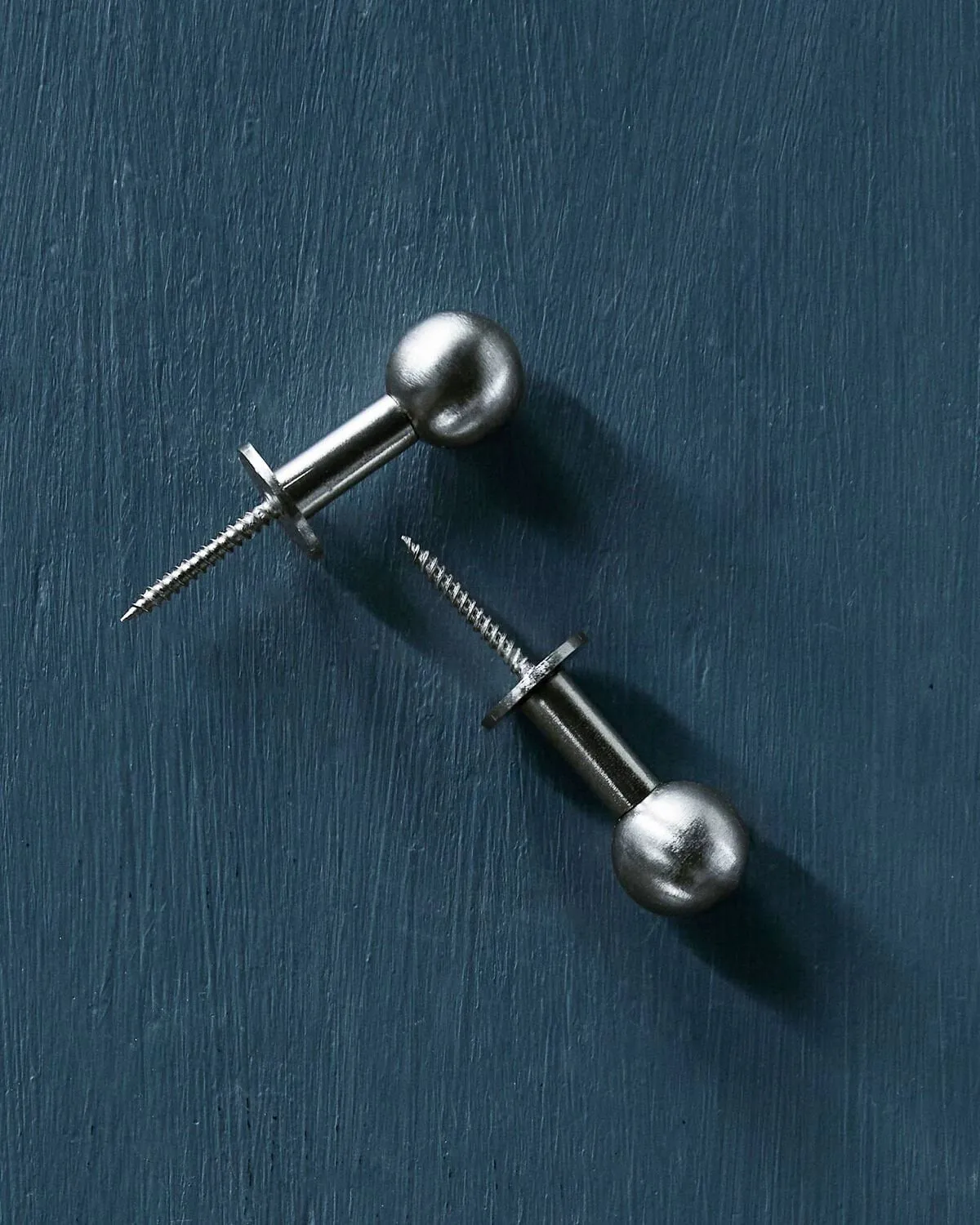 Ball フック 2個セット, Silver finish, Ø4x2 cm House Doctor | ハウスドクター