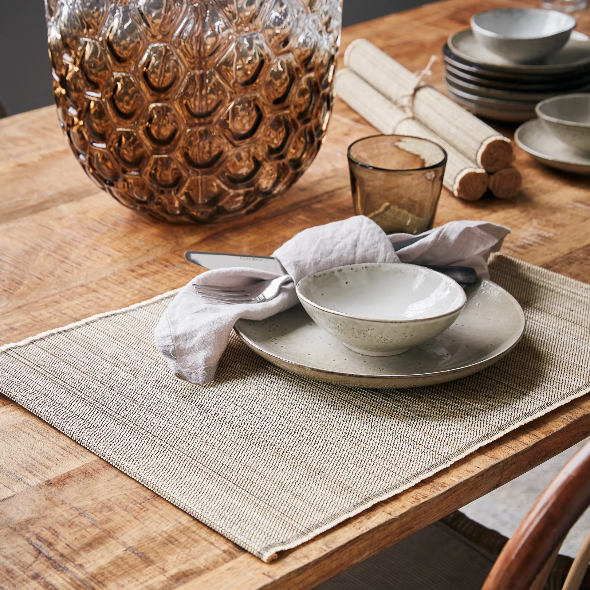 Bamb ランチョンマット 33x45 cm 4パック, nature House Doctor | ハウスドクター