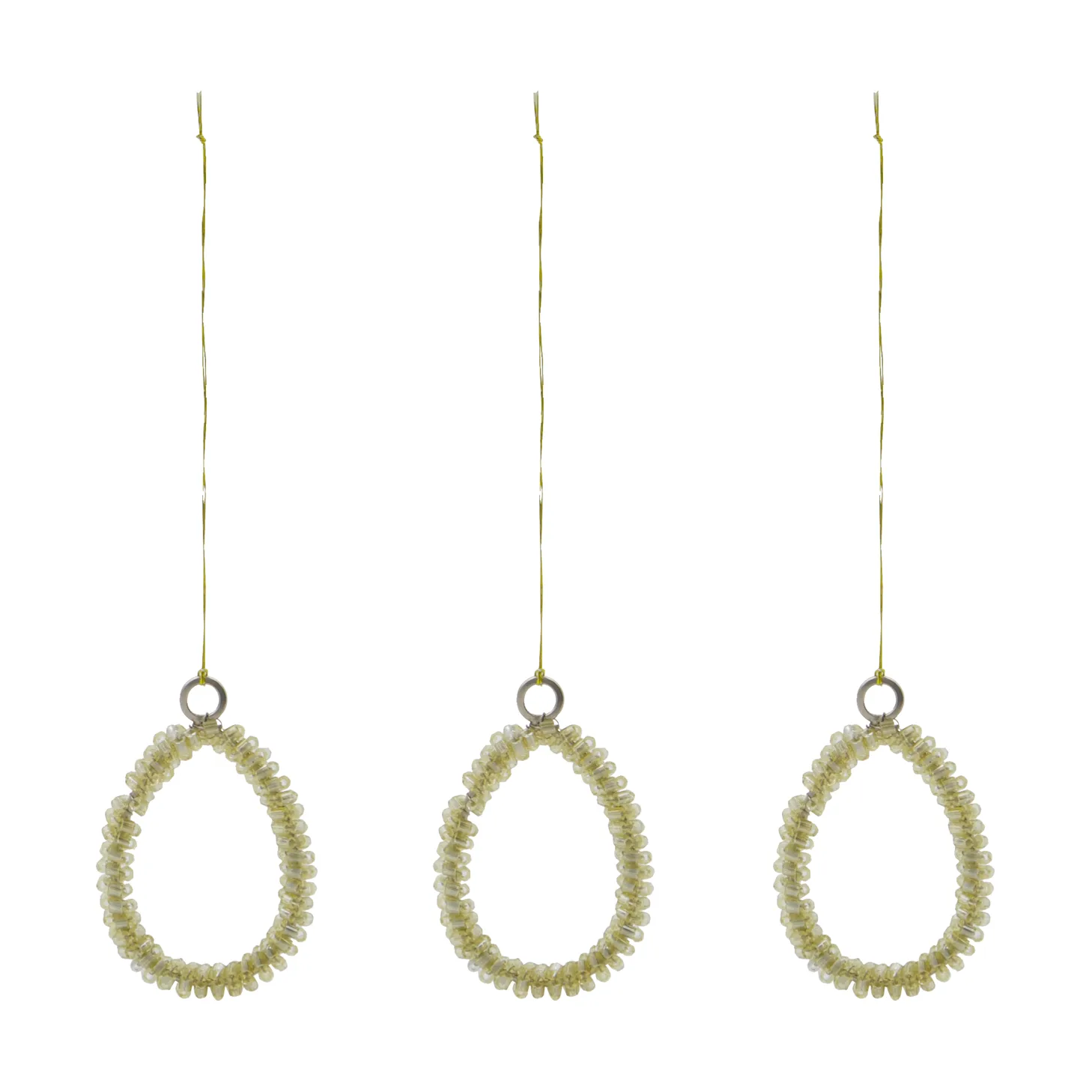 Beads イースターハンギングオーナメント 3パック, Champagne House Doctor | ハウスドクター